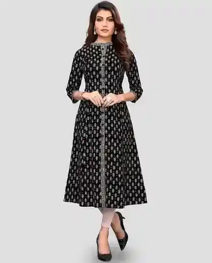 Libas Yellow Striped Cotton Blend Kurti Female